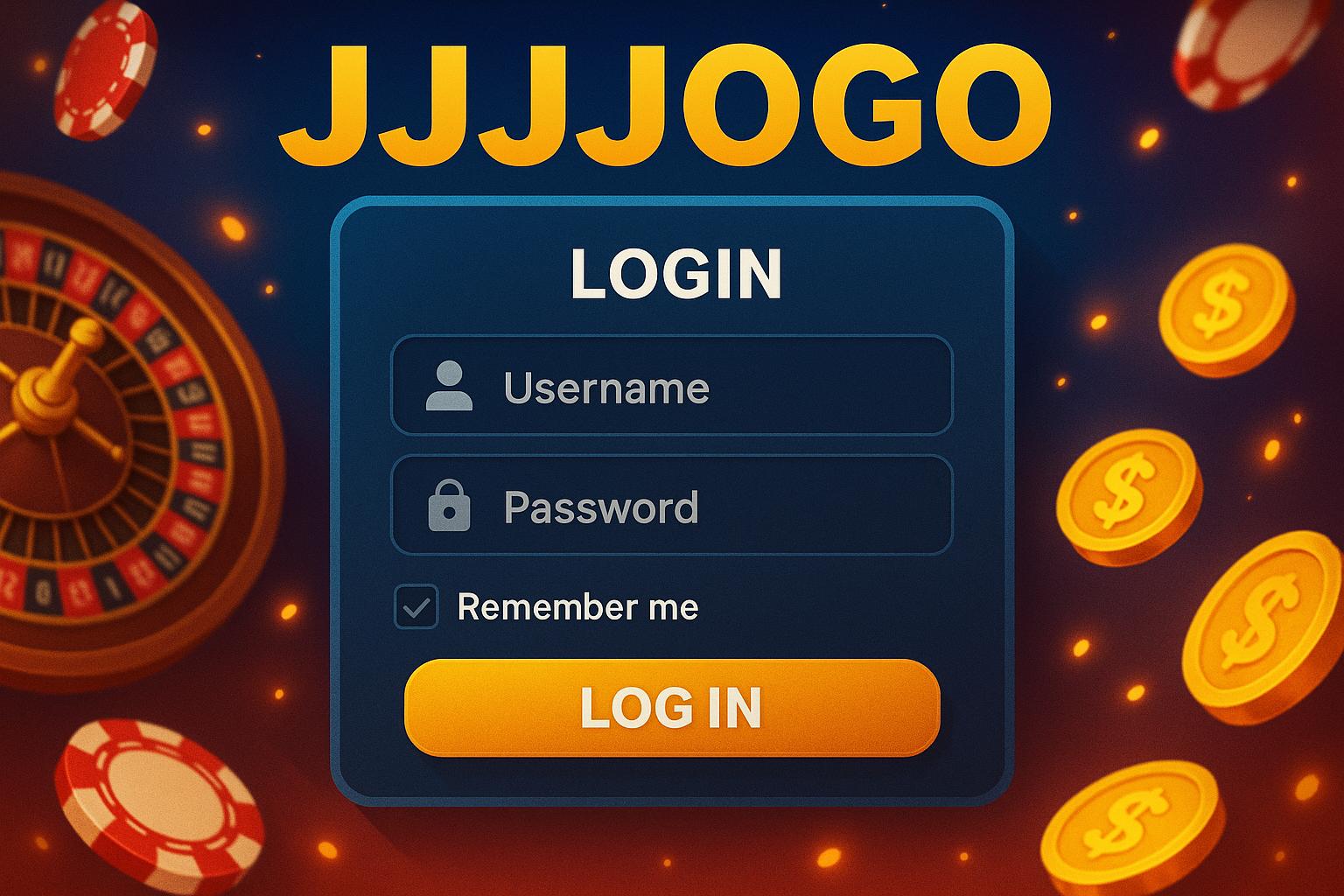 Login no Cassino JJJJOGO
